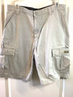 Men’s Wrangler Hero Cargo Cotton Shorts Size 33 Camping Walking